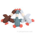 Animal Squeaky Dog Planch Toue mâcher pour animal de compagnie